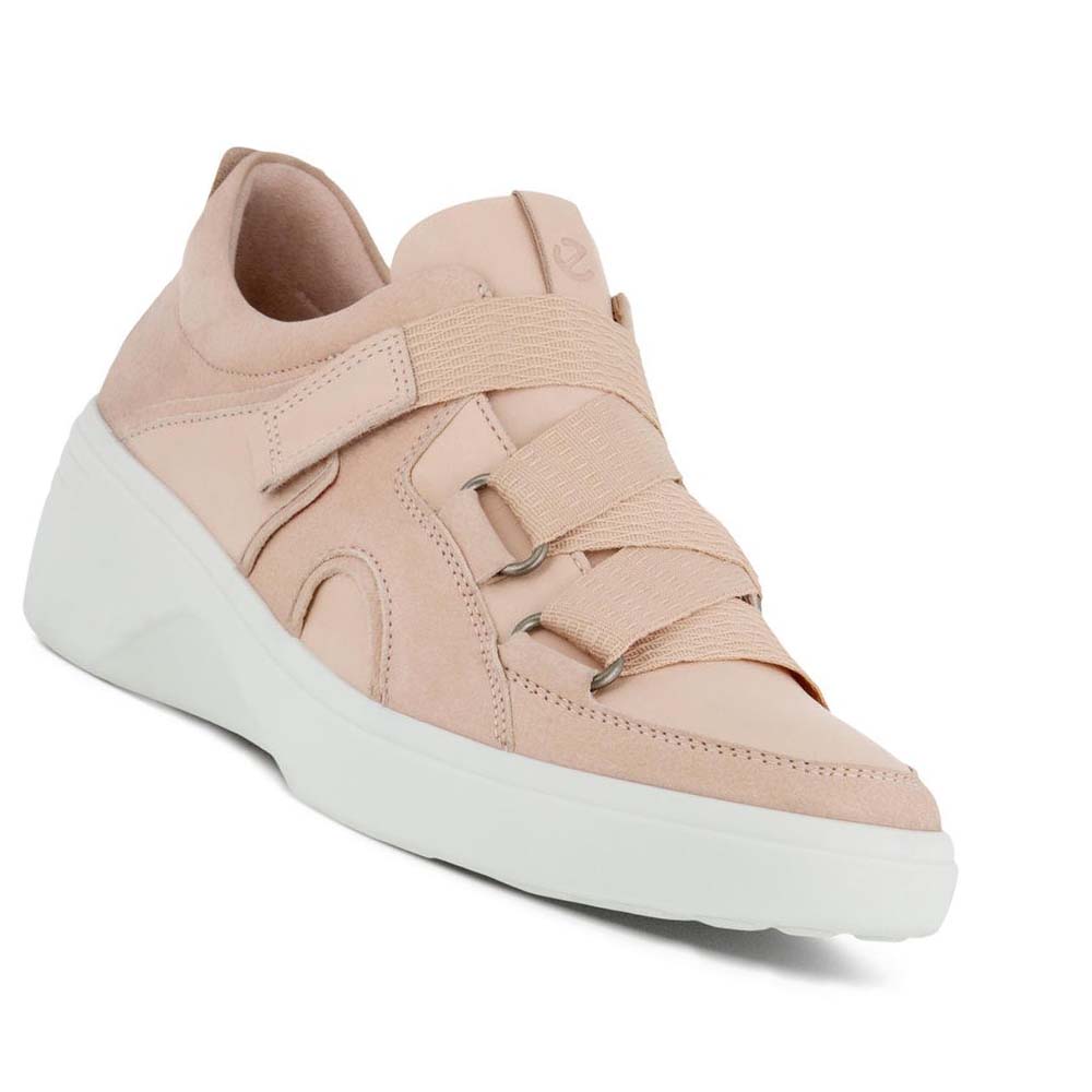 Ecco Soft 7 Wedge Fritidssko Dame Brune Rosa | NO 80AHK